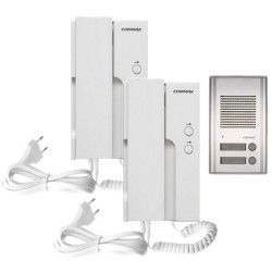 Commax domofon 2-RODZINNY 2xDP-2HPR 230V DR-201AG