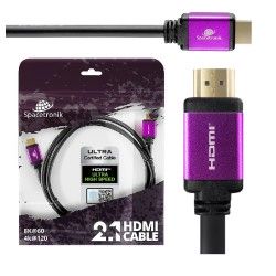 Certyfikowany Kabel HDMI 2.1 8K Spacetronik SH-SPR050 5m